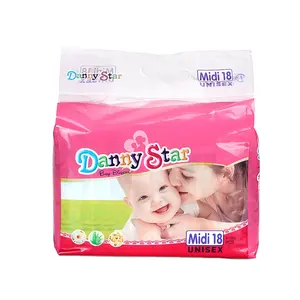 Smooth and soft texture is super new machine portable baby diaper good baby diaper making machine in china