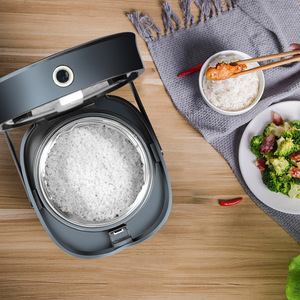 De moda de electrodomésticos inteligente cookings <span class=keywords><strong>mini</strong></span> portátil de olla de arroz 400w <span class=keywords><strong>microondas</strong></span> de plástico - Product Image 2
