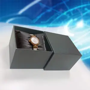 Professional Supplier Smart Watch Packaging Box Paper Watch Packing Box Custom Logo Black Paper Gift Box Luxury