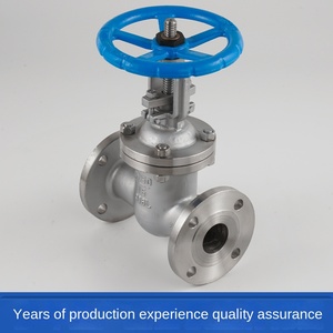 304/316 paslanmaz çelik flanş giriş valfi manuel Z41W-16P dökme çelik su için 1/2 "-20" liman boyutu çok şartname fabrika - Product Image 3