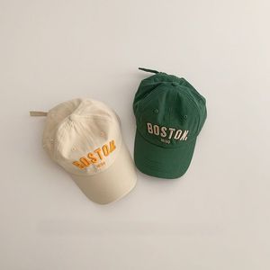 Gorra de Béisbol Retro Vintage Ajustable para Bebé, de Alta Calidad, con Logotipo de Letras, Lona Teñida Lavada, Estilo Deportivo Común, Venta al por Mayor - Product Image 6