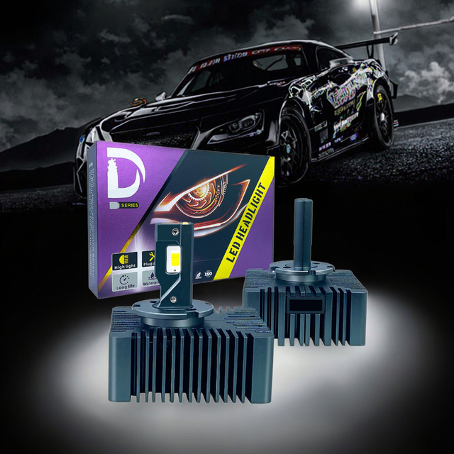 SFIDA D5S Super Bright 45W 4500 Lm LED Headlight Plug & Play CANBUS OEM Xenon HID Replacement 6000K Cool Blue 12V New