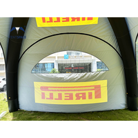 Tente gonflable événementielle 20x20 pieds (6x6 m) avec logo personnalisé, dôme gonflable pour exposition extérieure et salon professionnel, idéale pour la promotion de votre marque