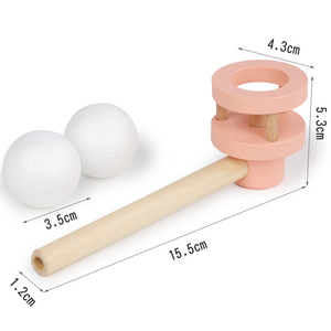 ตุ๊กตาลูกบอลลอยน้ำทำจากไม้เป่าความฉลาดของปอดของเล่นกีฬา - Product Image 6