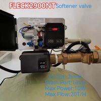 Vanne de régulation industrielle FLECK 2900 à double piston, garantie 1 an, productivité 24000 L/heure, régénération alternative pour adoucissement