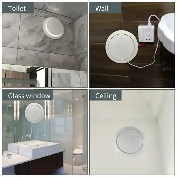 Ultra sessiz banyo hava çıkarıcı, uzaktan kumanda ile egzoz fanı banyo penceresi için banyo fanı tavan vantilatörü