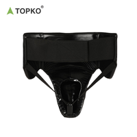 TOPKO Compétition d'entraînement au Combat professionnel Garde d'aine de boxe Épaissie Protection à haute élasticité Garde d'aine de boxe