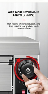 <span class=keywords><strong>Four</strong></span> commercial à grande capacité, <span class=keywords><strong>double</strong></span> couche, quatre plateaux, pour la vente ambulante - Product Image 3