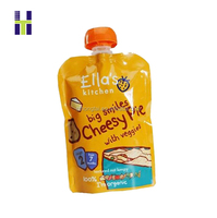 Sac à bec pour purée d'aliment pour bébé 150g 200g 250g imprimé avec logo personnalisé pochette à bec pour pulpe de fruit pâte de fruit pour aliments pour bébé