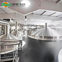Tiantai 35000 KL capacité annuelle usine de brassage de bière 35 millions de litres équipement de brasserie de bière industrielle