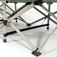 OEYTREE tente pliante Portable légère lit de couchage en plein air lits de Camping avec coussin épais confortable