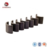 Aimants en ferrite à arc incurvé personnalisés, grade Y30, aimant segmenté en céramique pour moteurs électriques et alternateurs à courant continu