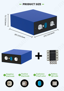 แบตเตอรี่ Lf280k Eu Stock 3.2V 280Ah Lifepo4 แบตเตอรี่ Lifepo4 314ah 320ah แบบแท่งปริซึม 3.2v - Product Image 5
