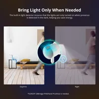 Sensor de Presencia Humana Zigbee EWeLink SONOFF SNZB-06P con Sensor de Luz y Radar de Microondas para Hogar Inteligente a través de ZBBridge-P, Compatible con Alice, Alexa y Google