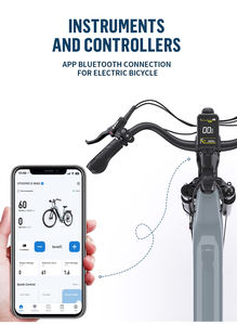 Bicicleta Eléctrica de Ciudad ONESPORT de 27.5 Pulgadas 36V 22.5Ah Shimano de 7 Velocidades, Autonomía de 90 km, Motor de Buje Trasero, Stock en la UE - Product Image 2