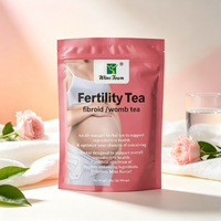 Thé de fertilité naturel pour la détoxification de l'utérus pour les femmes qui souhaitent tomber enceintes, mélange de tisanes végétaliennes, saveur d'herbes sacrées