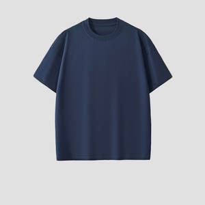 Vente en gros T-Shirt lourd oversize unisexe 305 Gsm épais 100% coton imprimé Logo épaule tombante Streetwear décontracté pour hommes - Product Image 3