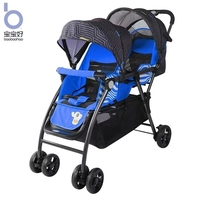 Poussette double, multifonctions, pour bébés jumeaux en bas âge, la plus populaire, offre spéciale