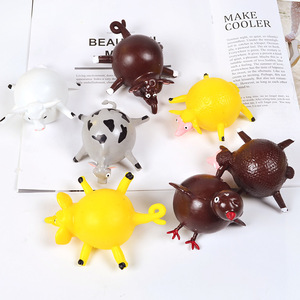 Hot Sale Eco-Friendly Novelty TPR Animals Shaped <b>Balloon</b> Ball Inflatable Relief Stress Decompression Toys for Kids Boys Girls - Product Image 2