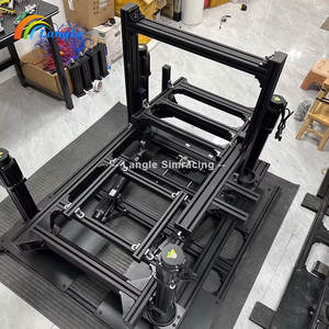 Simulateur de sport d'intérieur dynamique GT7 AC SC, cockpit de simulation de course automobile en aluminium, accessoire, six axes, force G, <span class=keywords><strong>moteur</strong></span> à cylindre 6 DOF - Product Image 6