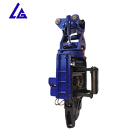 Marteau vibrant à pince latérale hydraulique pour piquage de pieux en H, compatible avec les excavatrices de 10 à 15 tonnes PC130 ZX130 EX130 EC150