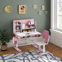 Bureau et chaise d'étude confortables pour enfants, design ergonomique moderne pour l'apprentissage et la détente - pour le bureau à domicile ou la chambre