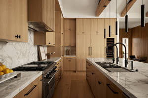 CBMmart Modern Keuken- & Badkamermeubelensysteem van Massief Hout met Eiland |   Luxe minimalistische kasten voor het hele huis - Product Image 4