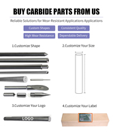 Forets à boutons en carbure de tungstène YG10X – Boutons coniques en carbure pour le forage minier et les équipements de pieutage