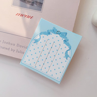 Cartes de présentation et étiquettes suspendues pour pinces à cheveux et barrettes à nœud bleu élégant pour boutiques