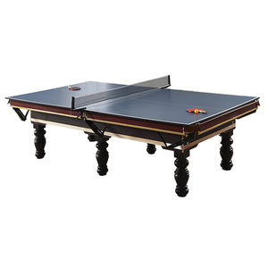 Table de <span class=keywords><strong>billard</strong></span> moderne Nai Pin en bois massif et MDF 7 pieds/8 pieds/9 pieds avec fonction tennis de table, snooker et <span class=keywords><strong>billard</strong></span> - Product Image 3