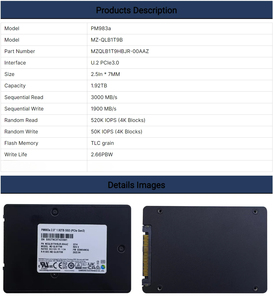 MZ-QLB1T9B Samsung asli Enterprise NVMe Server SSD PM983a 1.92TB UK. 2 PCIe3.0 HDD Internal performa tinggi baru untuk Samsung Original - Product Image 6