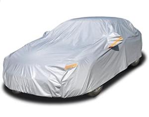 Phổ quát mọi thời tiết xe bao gồm không thấm nước Windproof Kem chống nắng chống xước PEVA bông ngoài trời UV bảo vệ xe - Product Image 1