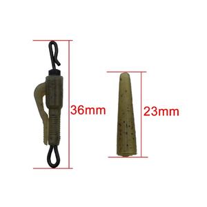 Nouveau Offre Spéciale plomb clips avec Changement rapide pivotant queue en caoutchouc pour pêche à la <span class=keywords><strong>carpe</strong></span> plates-formes - Product Image 2