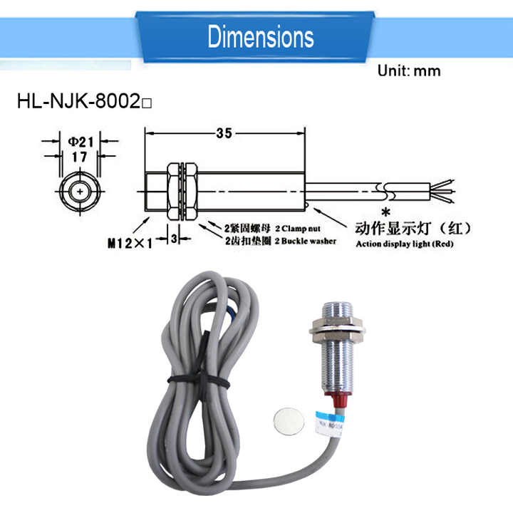 Sensore Di Prossimità Capacitivo M18 | Interruttore Senza Contatto | Rilevamento 1-5mm - Foto 8