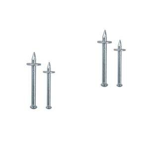 Goupille de fixation en acier zingué sur mesure 1/4 x 1 1/4 pour pièce de lampe à LED à marteau, avec pointe acérée et tête plate - Product Image 4