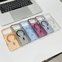 Étui de téléphone portable de luxe mince, transparent, anti-jaunissement, en PC rigide, avec chargement magnétique sans fil et antichoc pour iPhone 18 Pro Max 17 16