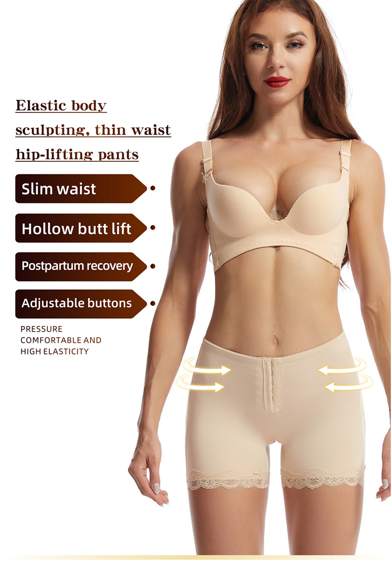 Seamless Lace Tummy-Control Thong (24899956297): side profile showing zones and edge stability