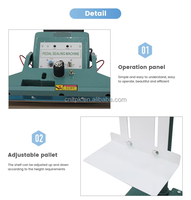 Machine verticale de thermoscellage de LT-350 scellant manuel de bande de pédale pour la machine de cachetage de feuille d'aluminium de film thermique de grands sacs en plastique