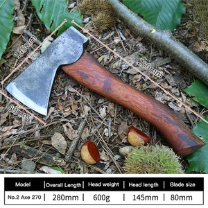 RT-02 bán buôn giả mạo <span class=keywords><strong>AX</strong></span> biểu tượng tùy chỉnh 1.3lbs 1.6lbs 2.5lbs 65 mangan lưỡi thép săn bắn ngoài trời hatchet chiến thuật giả mạo Rìu - Product Image 6