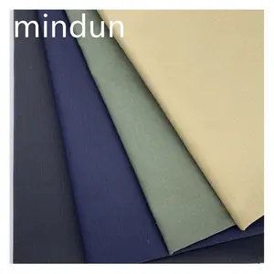 OEM ODM Mindun 65 Polyester 35 Tissu de coton 112GSM Tissu à carreaux teint en fil pour chemises