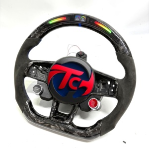 พวงมาลัย VW GTI แบบเปลี่ยนตรงรุ่น สำหรับ Golf MK7 Sagitar Sportsvan Teramont <span class=keywords><strong>Scirocco</strong></span> B8 คาร์บอนฟอร์จ - Product Image 2