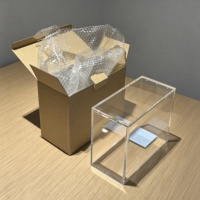 Boîte de présentation en acrylique ETB résistante aux UV, épaisseur 5+8 mm, boîte de rangement pour boosters, boîte de protection avec couvercle magnétique