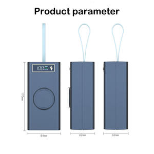 21パック18650大容量パワーバンクケース (バッテリーなし) PD 10W 18W 22.5WワイヤレスQI 5W 10W 15W Type-C LCDディスプレイ - Product Image 5