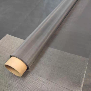 2025 Best-Selling High-Temperature 100 <strong>Mesh</strong> <strong>Titanium</strong> <strong>Wire</strong> <strong>Mesh</strong> Platinum Stretch Woven <strong>Titanium</strong> Fence Crimped Technique - Product Image 5