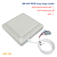 Lecteur-graveur RFID longue portée Wiegand, antenne UHF 5m, lecteur de carte de contrôle d'accès