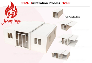 Di động Tiny nhà 3 4 phòng ngủ gấp đúc sẵn nhà 20ft 40ft sang trọng mở rộng container nhà ở nhà ở - Product Image 2