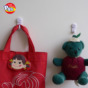 Không dấu vết nhựa cứng tường móc áo & hình ảnh treo móc-Trắng - Product Image 1