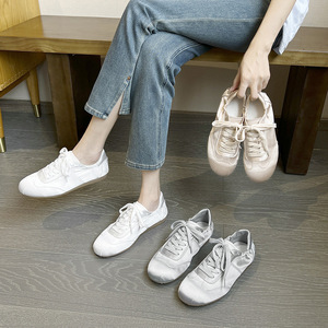 Chaussures à talons bas de style français pour femmes, avec nœud, bride de ballerine, Mary Jane, semelle souple, à enfiler - Product Image 2