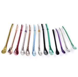 อุปกรณ์บาร์รักษ์โลก DFS0326  ช้อนกรองเครื่องดื่มสแตนเลสหลากสี  หลอดดูดกาแฟ ช้อนกรองชา กาแฟ ช้อนคน - Product Image 6