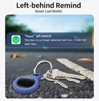 Traqueur Intelligent Certifié MFi de Taille Identique aux AirTags Anti-Perte Localisateur GPS pour Animaux Domestiques Mini pour Appareils Apple iOS